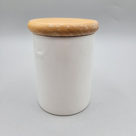 Portmeirion Welsh Dresser Hand-Painted Ceramic Jar With Wooden Lid Britain - Picture 3 of 8